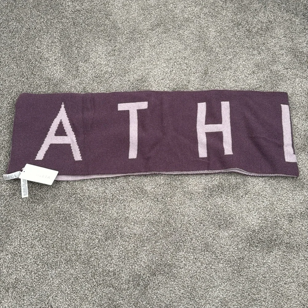 Athleta | Wool-Cashmere blend Daily Knit Scarf | Purple